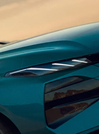 Bold, piercing front end